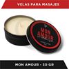 Vela para masages Candle Mon Amour 30grs